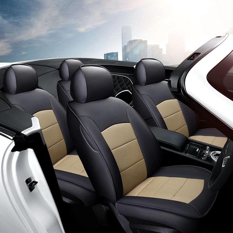 Чехлы AutoDecorun из натуральной кожи для автомобильных сидений Mercedes Benz GLE350 GLE 300 320 450