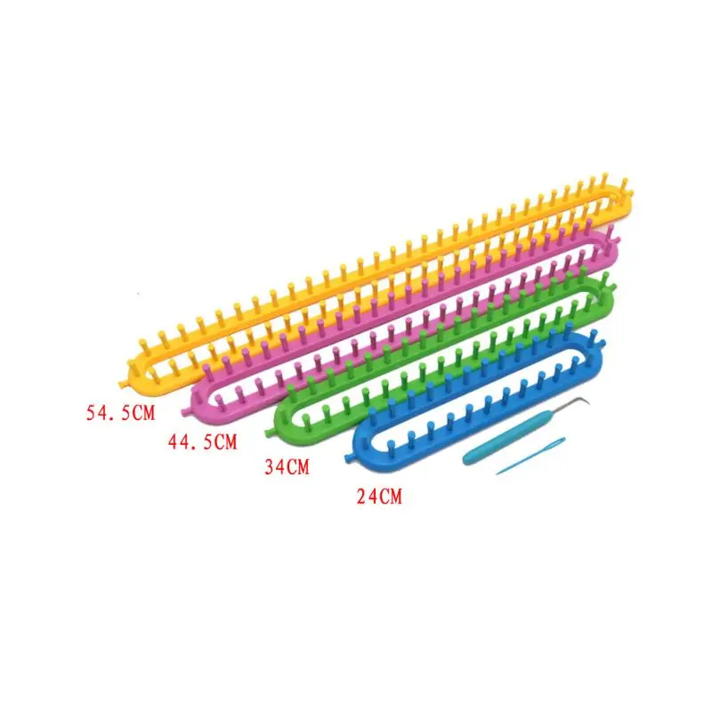 4 размера длинный вязальный станок набор игл крючок швейный инструмент для шали