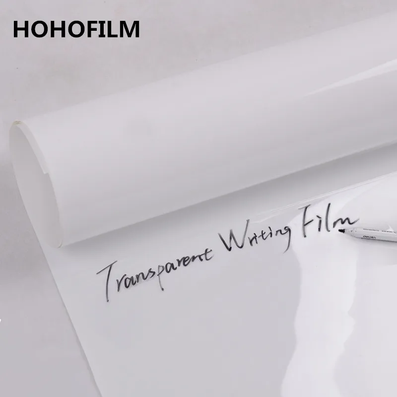 

HOHOFILM Roll 10m/20m/30m Whiteboard Film Writing Film School/Office/Home Writing Vinyl Roll adhesive Sticker on smooth surface