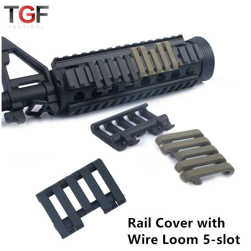 Тактический страйкбол 5 Слот рельсовая крышка с проволокой ткацкий станок