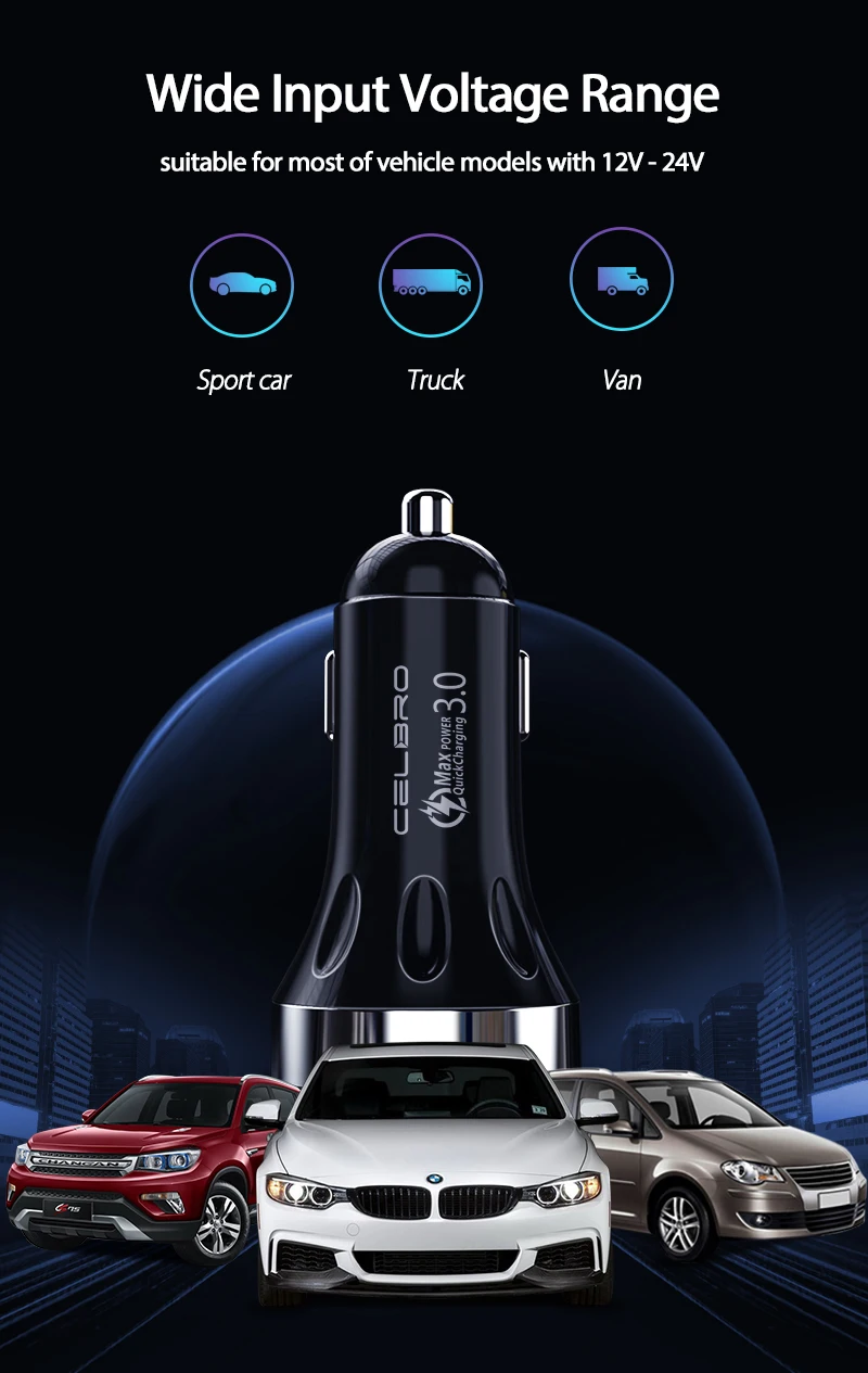 Обновление 4.8A Usb Автомобильное зарядное устройство двойной Usb Автомобильное зарядное устройство дисплей напряжения быстрое зарядное устройство автоматическая зарядка для Iphone 11 samsung S10 мобильный телефон