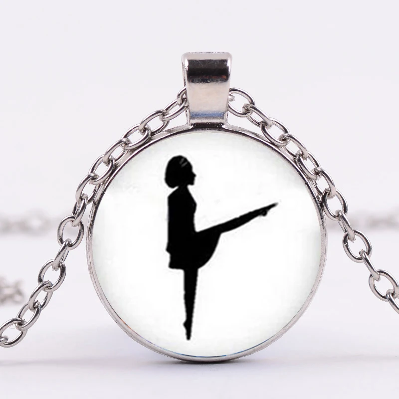 Ожерелье с балериной для женщин танцующая девушка сказочный ангел балетная