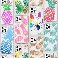 cute funda case for iphone 12 case for iphone 12 11 pro xr 7 x xs max mini 8 6 6s plus 5 se 2020 silicone coque fruit pineapple