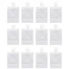 12 шт. пустые пакеты для упаковки в стойку, портативный дорожный Прозрачный Пластиковый пустой пакет для жидкости, флакон для духов с блеском для распыления