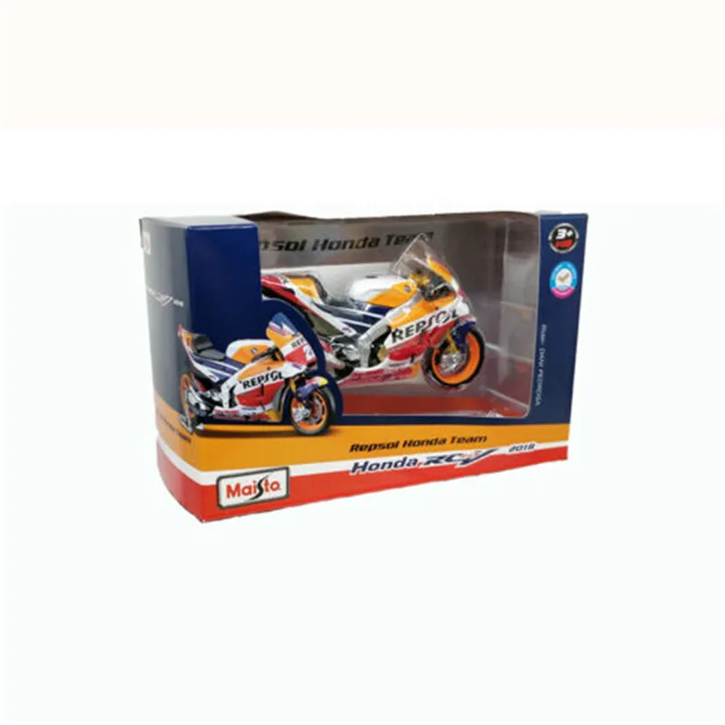

1:18 2018 MotoGP Respol Honda Team RC213V No.26 Alloy Motorcycle Diecast Bike Car Model Toy Collection Mini Moto Gift