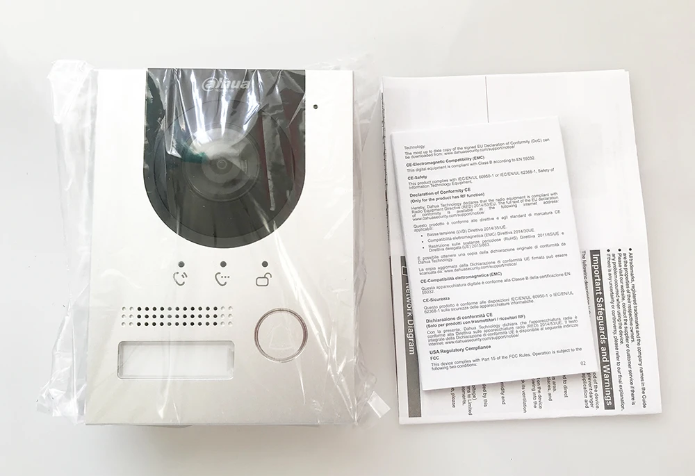 Дверная станция Dahua IP для виллы цветная камера HD 2 Мп 140 ° H.265 PoE встроенный динамик