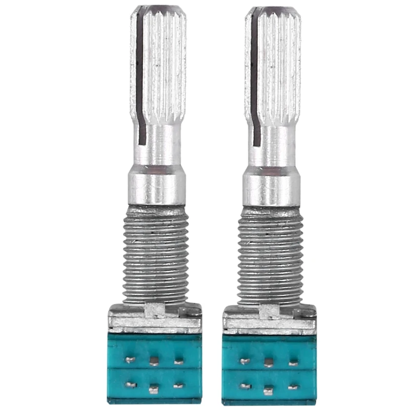 2 шт. двойной прецизионный потенциометр RK097 B20K 30 мм двойная длина вала