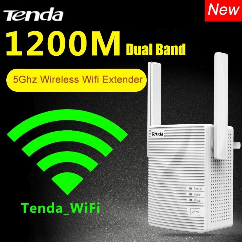 Усилитель сигнала Wi Fi 1200 Мбит/с с 2 внешними антеннами|Беспроводные роутеры| |
