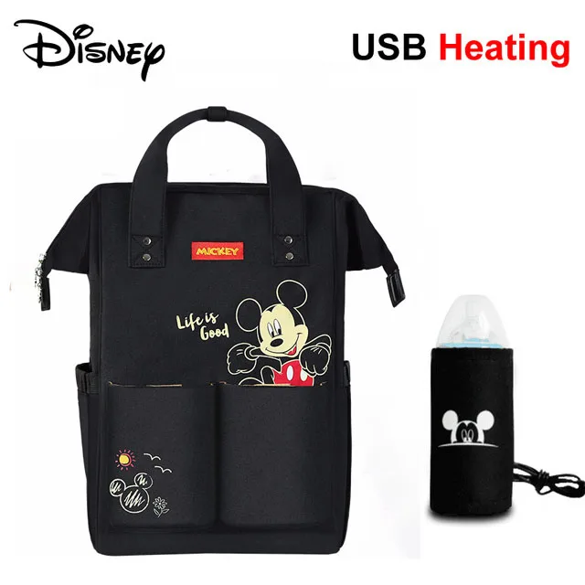 Disney mochila bebe maternidade рюкзак для детских подгузников с usb сумка-Органайзер для детских колясок водонепроницаемая сумка для детских колясок - Цвет: 1