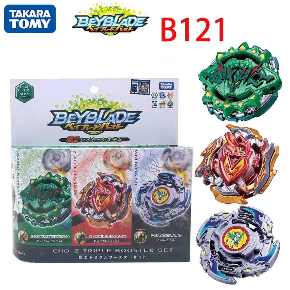 Takara Tomy beyblade Burst GT B 121 три набора super Z God of war bayblade b121 Коллекция игрушек для мальчиков|