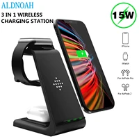3 in 1 wireless charger for iphone 12 pro max mini 11 8 plus apple watch airpods phone charger fast charging wireless chargers
