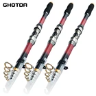 Удочка из углеродного волокна GHOTDA, спиннинг, удочка для путешествий, рыболовные снасти, рыболовная удочка 3,6 м, 3,0 м, 2,7 м, 2,4 м, 2,1 м