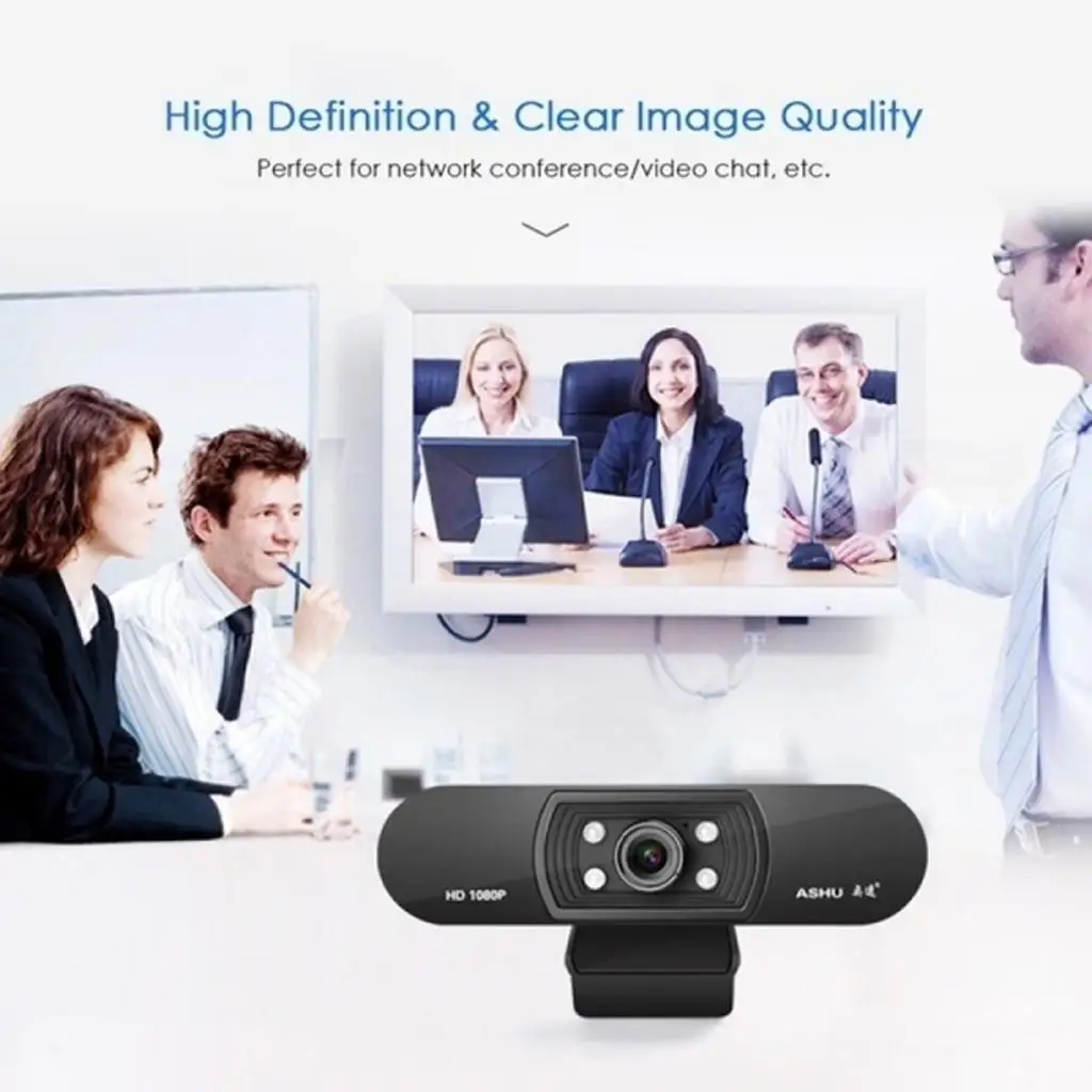 ПК веб камера 1080P USB HD Камера для онлайн обучение/Бизнес встречи совместимый с