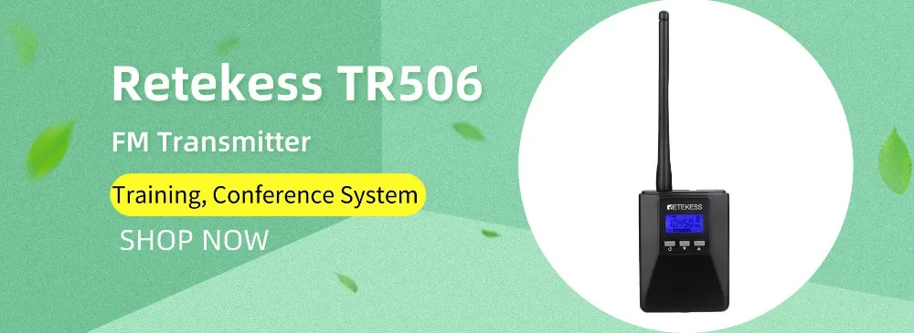 RETEKESS 0,3 Вт fm-передатчик ручной MP3 радио передатчик Портативный для автомобиля Конференц-зал гид система Открытый Кемпинг