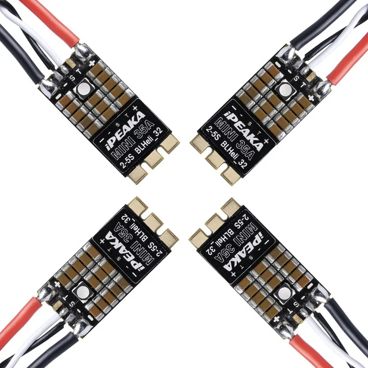 4 шт. iFlight iPeaka Mini 35A BLheli_32 32 бит 2-5S Dshot1200 бесщеточный ESC w/RGB светодиодный с поддержкой