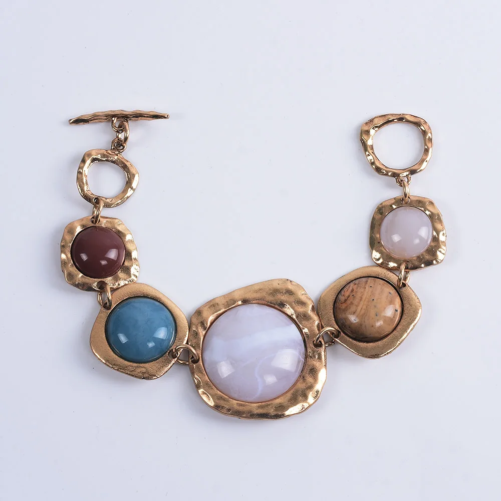 Браслеты Женские в этническом стиле богемные ювелирные украшения с контрастными