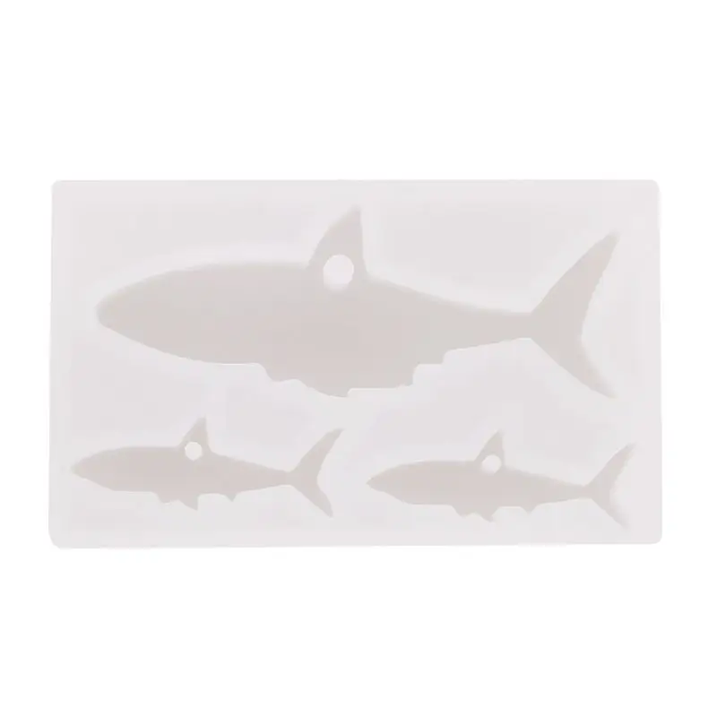 Кристальная эпоксидная смола форма Акула литье силиконовая ручная работа