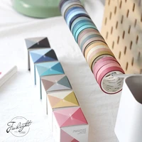 jianwu 9mmx3m 4pcsset creative fall in love with color washi tape notebook diy decorative paper tape stickers office stationery