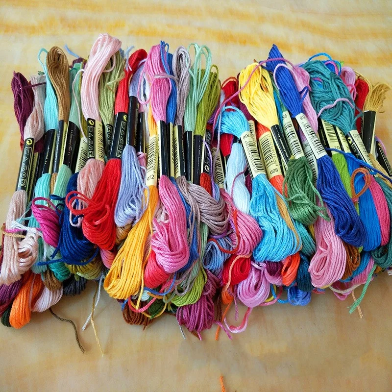 Нитки хлопковые для вышивки крестиком с якорем | Дом и сад