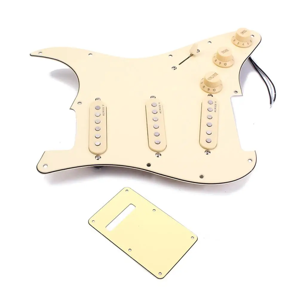 Загружен Pickguard набор SSS с Sixties баланс Гаусс пикап электрическая гитара