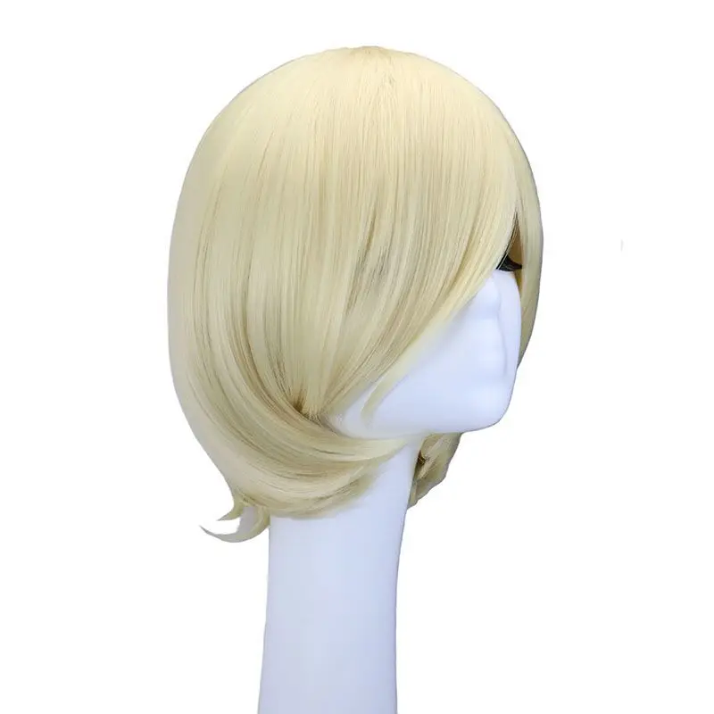 Мужской Аниме косплей парик мужские короткие Юри! На ICE Yuri on Ice Yurio Plisetsky