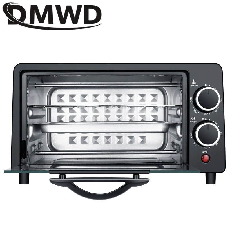 Бытовая электрическая духовка DMWD 12 л небольшая многофункциональная настольная
