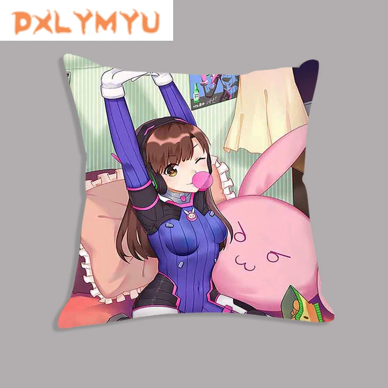 Мягкая плюшевая подушка крышка декоративный чехол на подушки с принтом