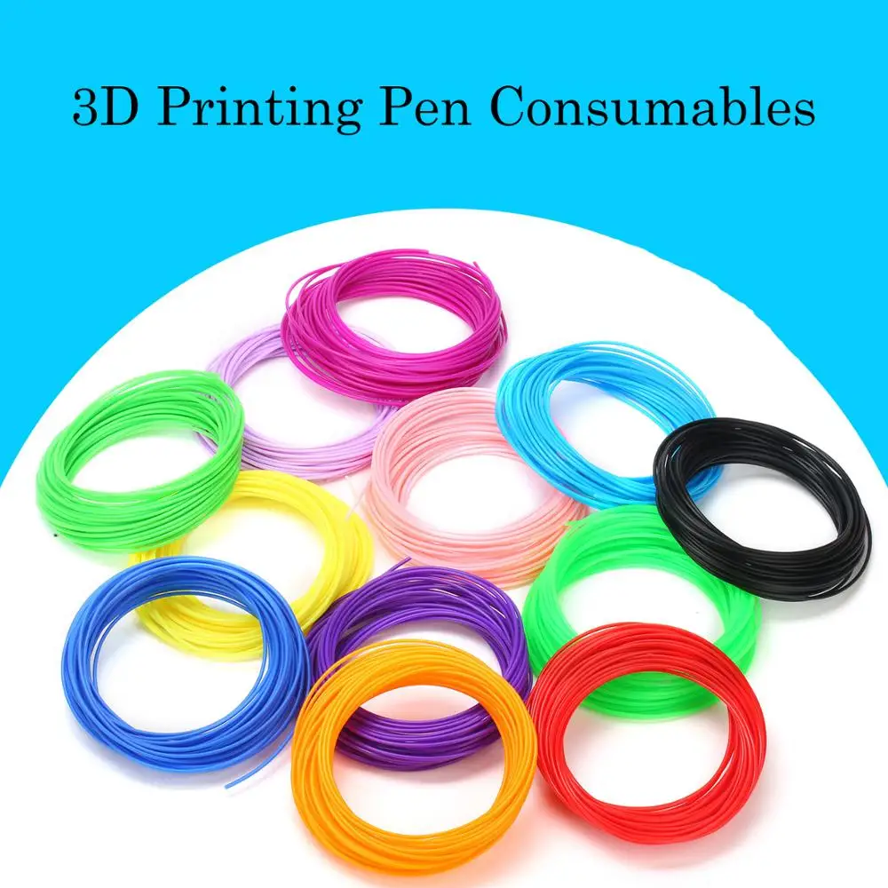 3d принтер PLA нити 1,75 мм 10 м красочные печатные материалы для 3D печатной ручки