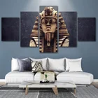 Картина египетского фараона, 5 шт., искусство на холсте, HD печать, Картина на холсте для гостиной