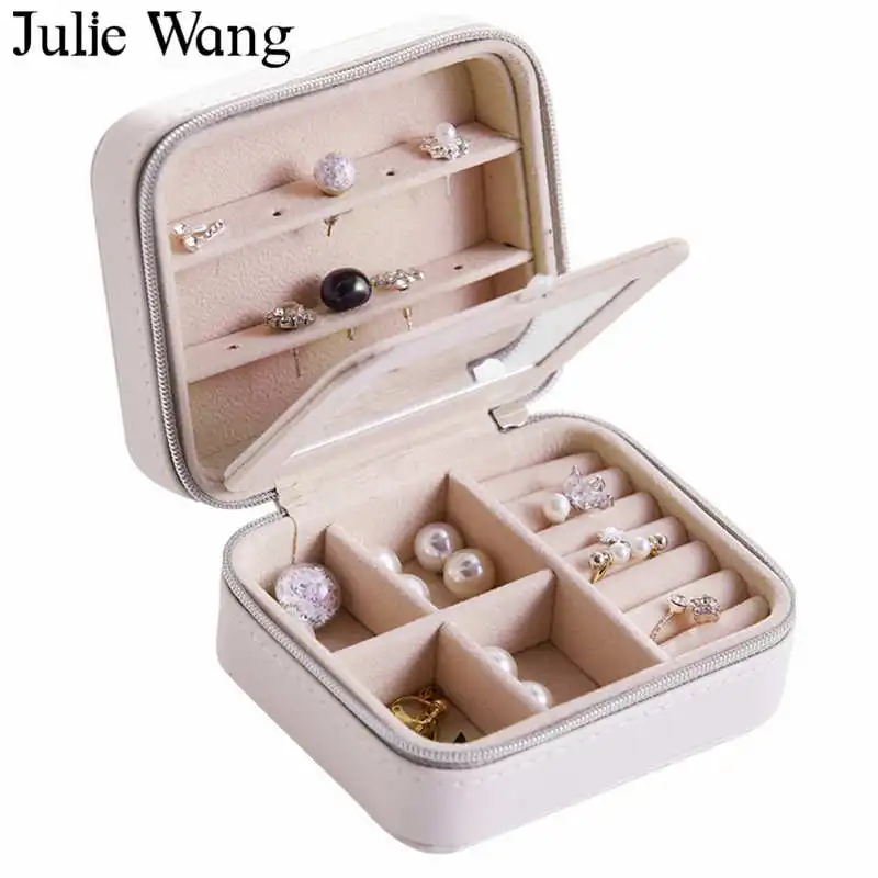 Женская шкатулка для ювелирных изделий Julie Wang двухслойные дорожные чехлы из