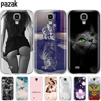 silicone soft case for samsung galaxy s4 i9500 cases soft tpu cover for samsung s4 phone shell full 360 protective for s 4