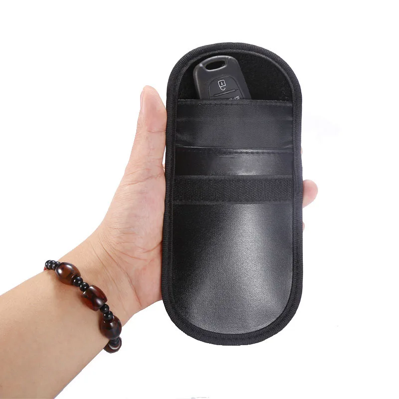 30PCS / LOT RFID signal shield bag car key shield cover anti-scan anti-magnetic card pack key bag