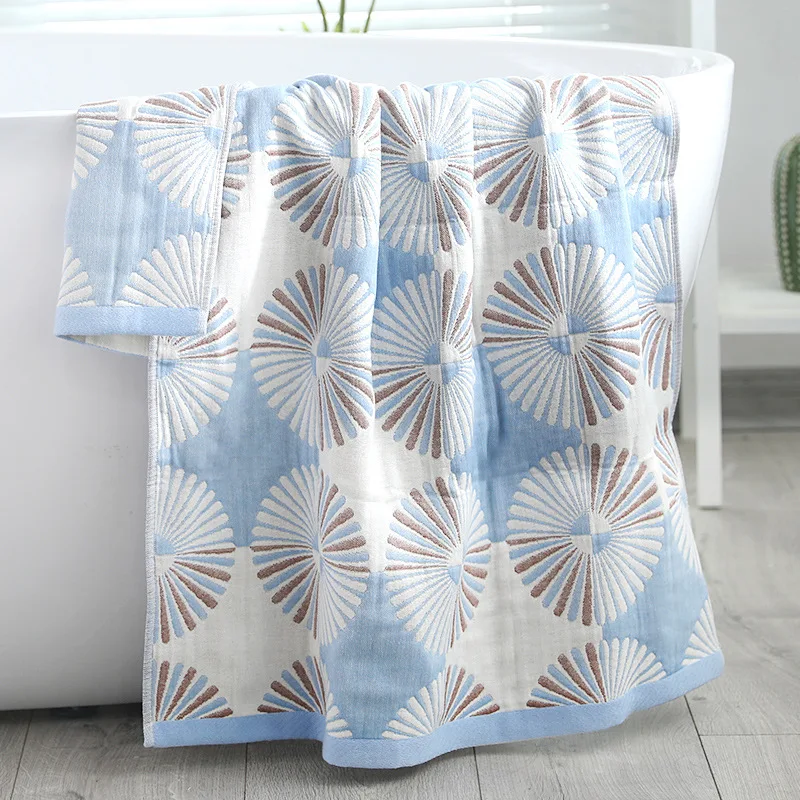 

Gauze Bath Towel Household Pure Cotton Large Adult Quick-drying Bath Towel Cotton Couple Soft Absorbent Beach Towel