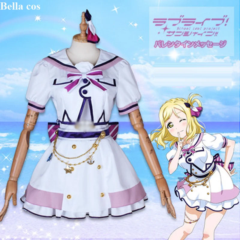 Индивидуальный размер Aqours lovelive sunshine 6th anniversary вечерние Мари охара Косплей Костюм