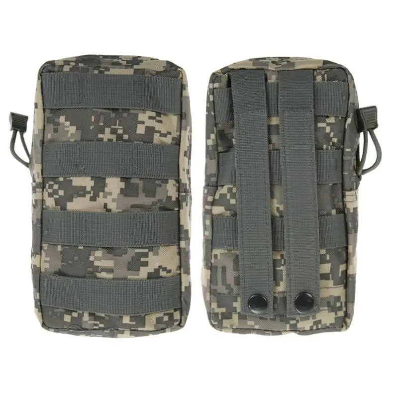 ACU Camouflage Тактическая Сумка Molle, сумка для повседневного использования, сумка для жилета, рюкзака, пояса для охоты на открытом воздухе, поясная сумка, военная сумка для страйкбола, аксессуары для игр - Цвет: ACU Camouflage