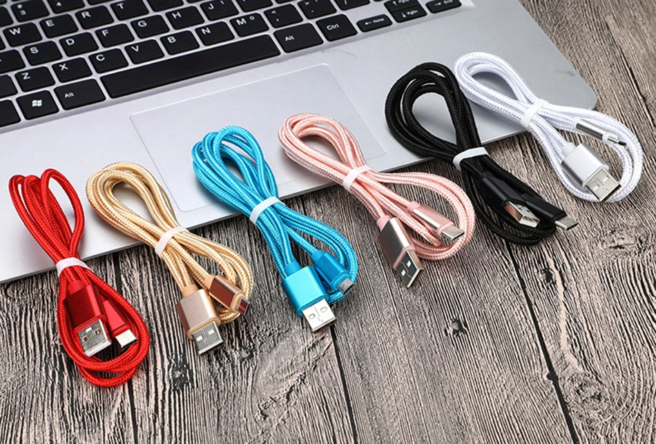 1 м 2 м 3 м usb type-C Дата-кабель для быстрой передачи данных зарядки передачи данных для huawei P10/P20/P30 Xiaomi Honor мобильные телефоны нейлоновые цифровые кабели