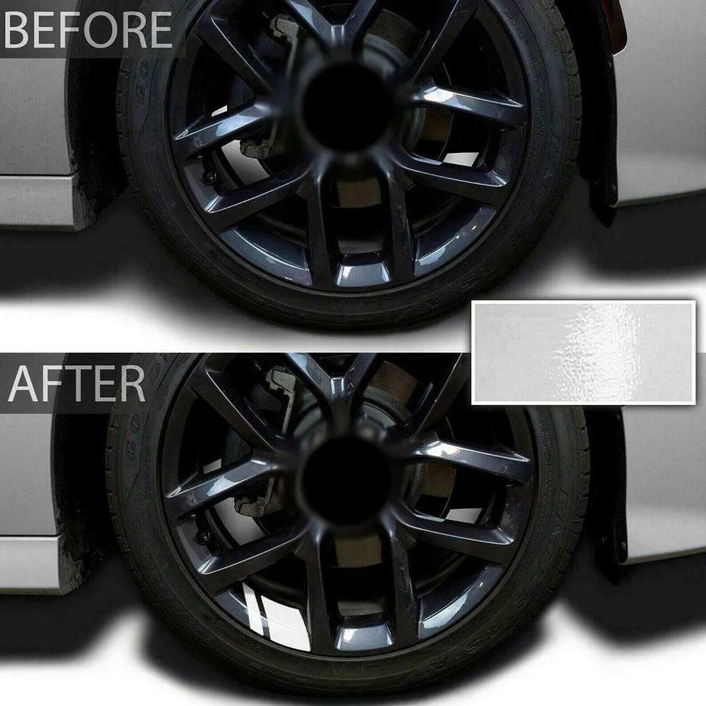 

6Pcs Reflective Car Wheel Rim Vinyl Decal Sticker Mark Overlay For 18" - 21" Wheel Hub Night Reflective Sticker