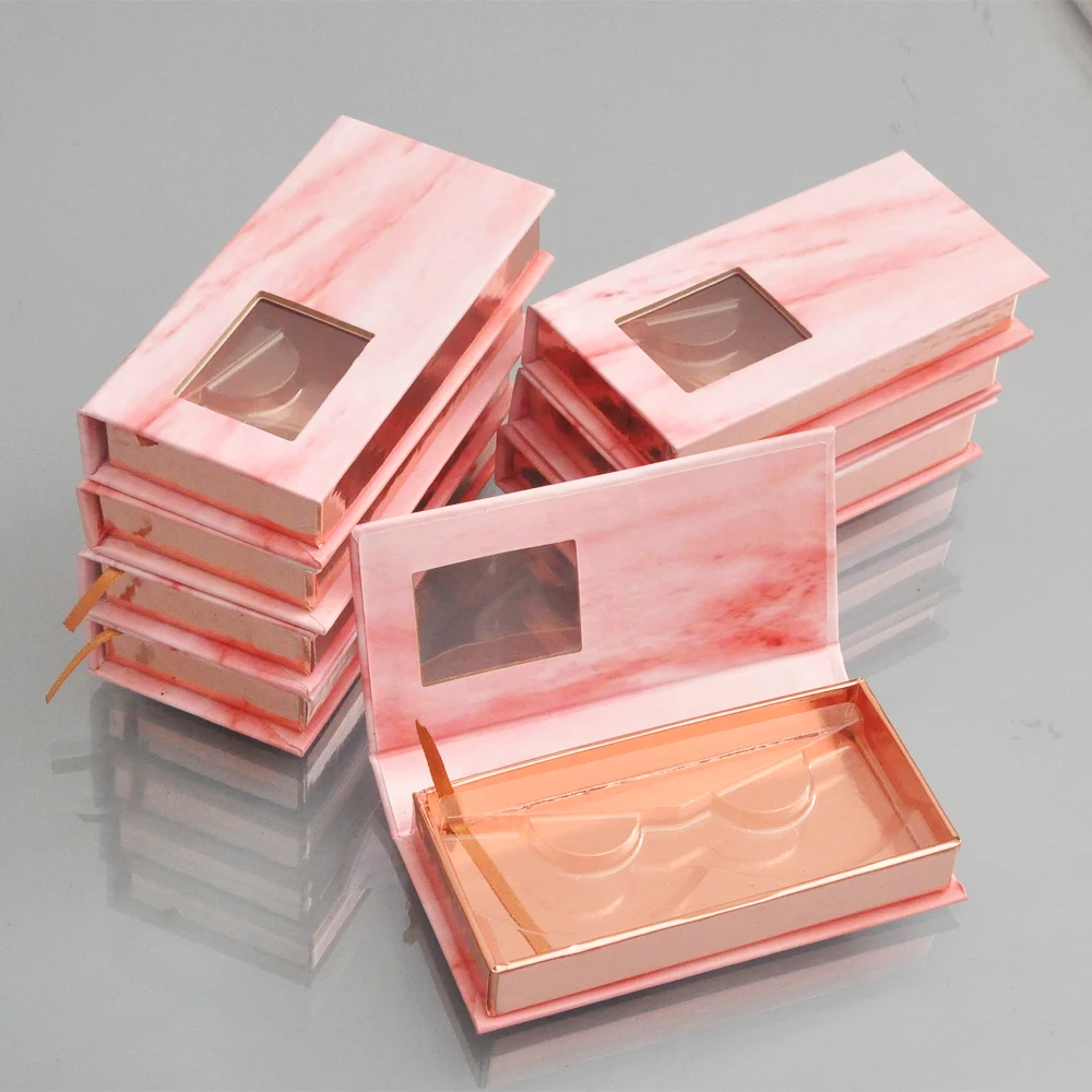 Оптовая продажа упаковка для ресниц коробки персонализированный логотип 25 мм