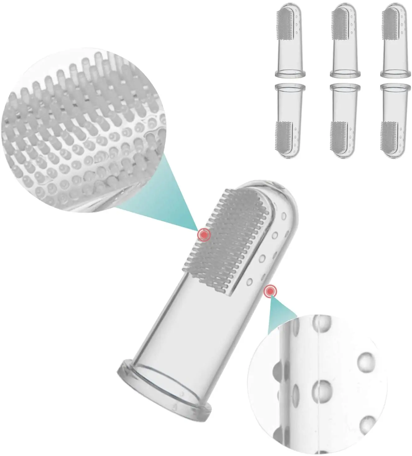 

Pets Dog Toothbrushes and Toothpaste Best Professional Cat & Dog Finger Toothbrush