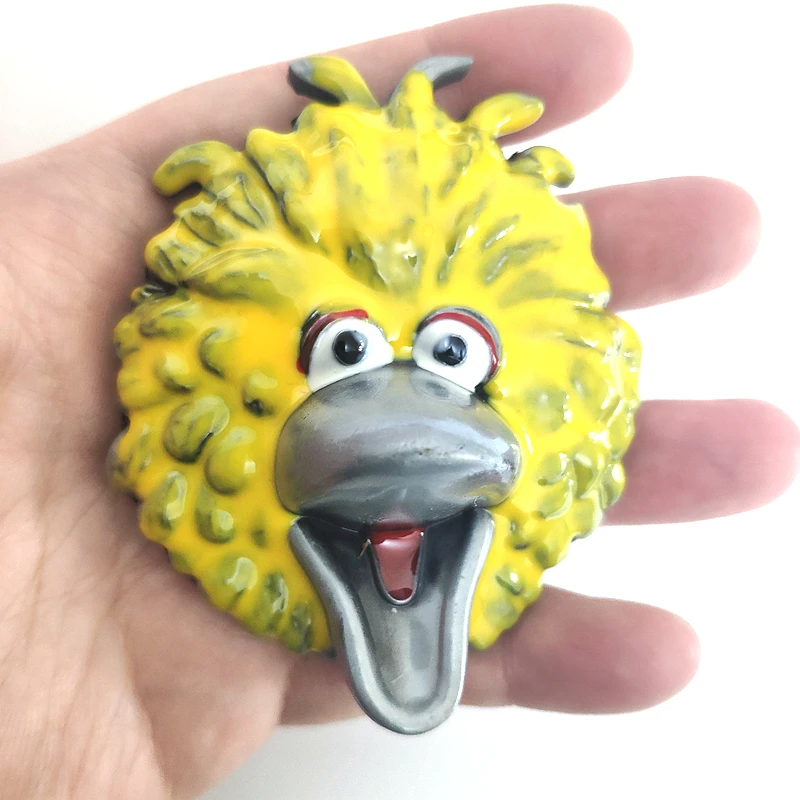 Металлическая желтая пряжка для ремня с петухом из мультфильма Модные животные