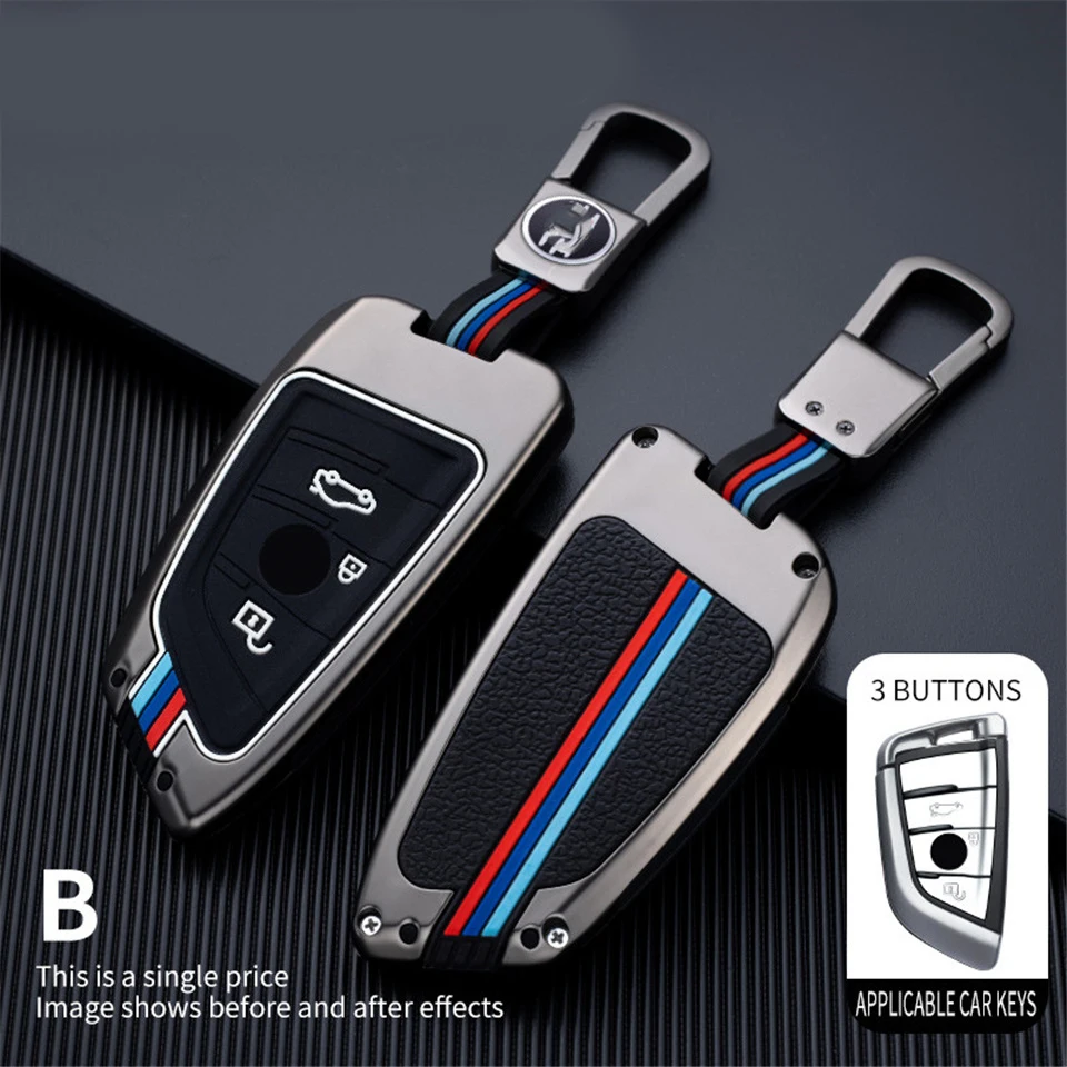 

Car Key Case Cover Key Bag For Bmw F20 G20 G30 X1 X3 X4 X5 G05 X6 Accessories Car-Styling Holder Shell Keychain Protection