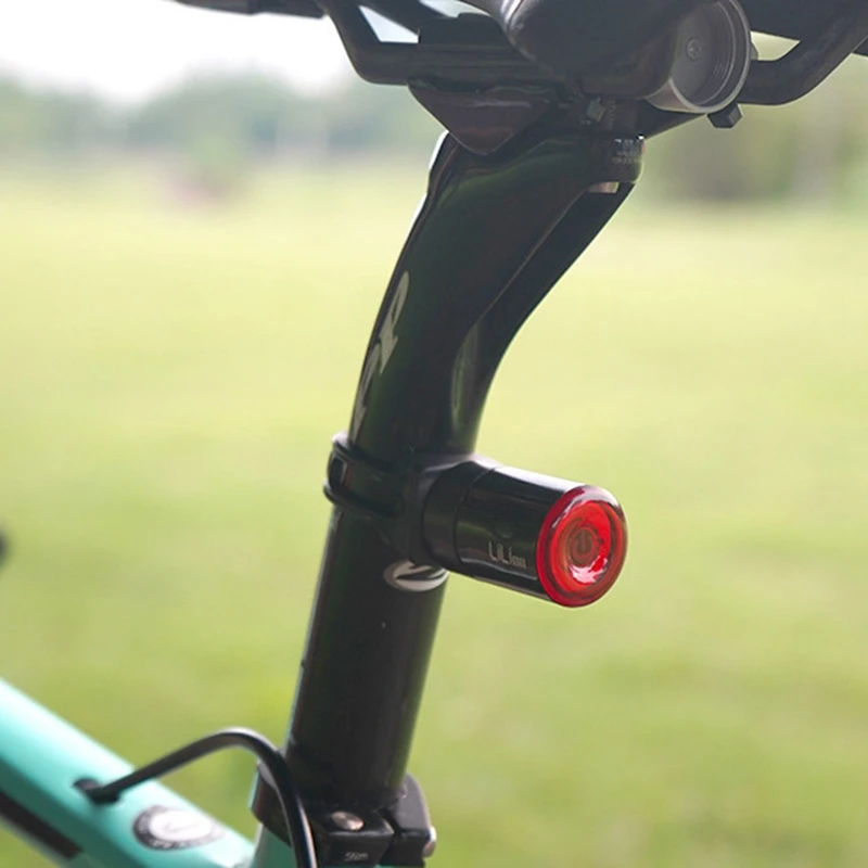 

LILIOO Upgrade Smart Bicycle Rear Light Auto Brake Sensing Bike Light Waterproof LED Charging Cycling Taillight