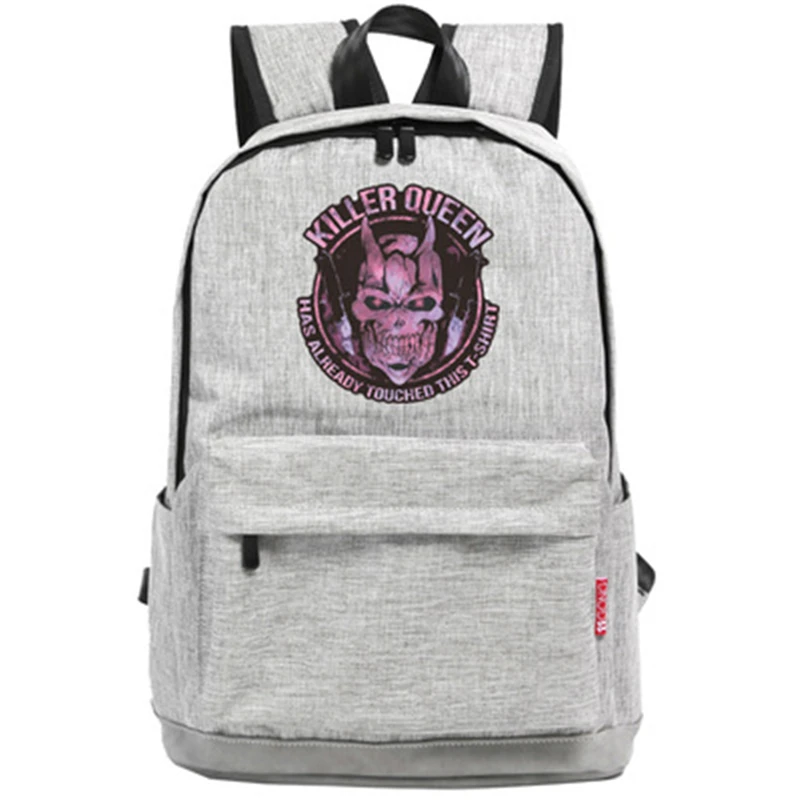 JoJo невероятное приключение Кира Yoshikage KILLER QUEEN Jotaro Kujo Bruno JOJO анимация вокруг школьный рюкзак для детей, сумка для путешествий