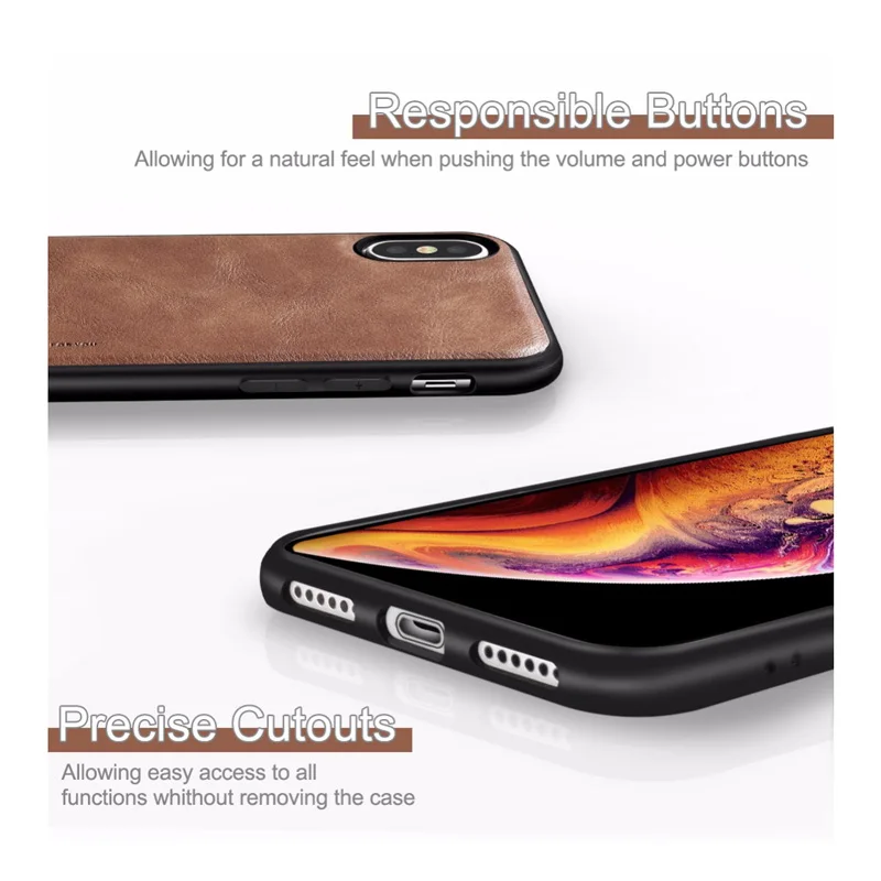 Для iPhone XR чехол для XS Max X Level роскошный винтажный кожаный 7 Plus 6s Funda|Бамперы| |