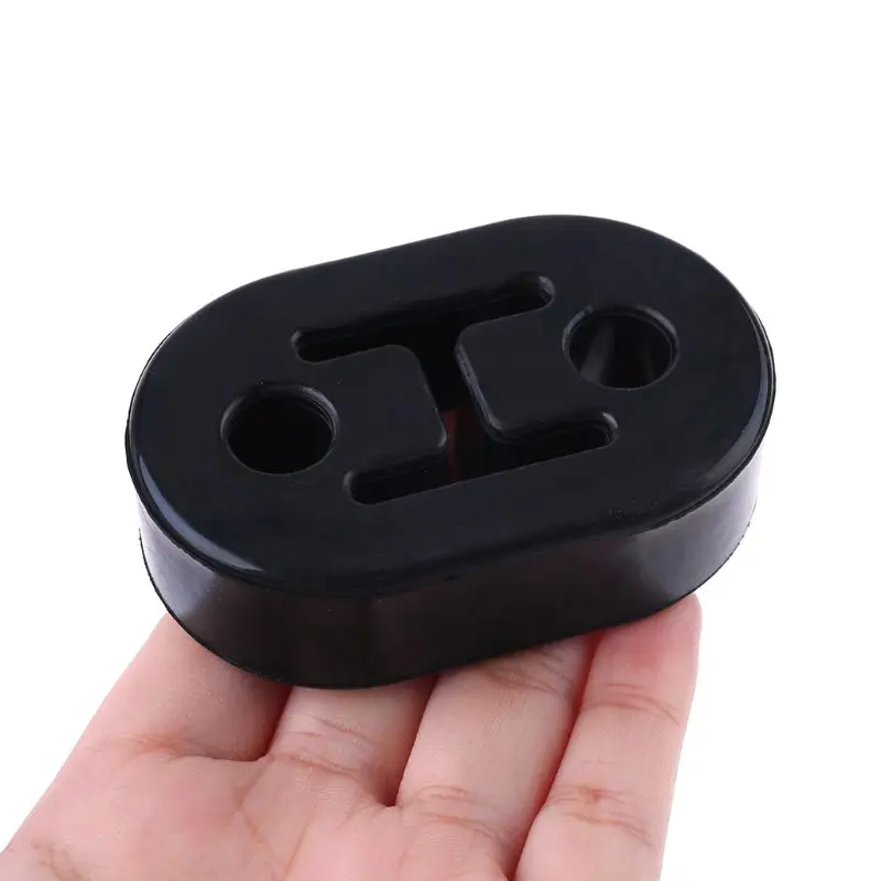 

2x Heavy Duty Exhaust Hanger Bushing Support 2 Holes Bracket Rubber Mount E7CA