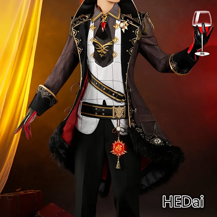 

Genshin Impact Diluc Ragnvindr Cosplay Costume Man Sets Game Outfits Cosplay