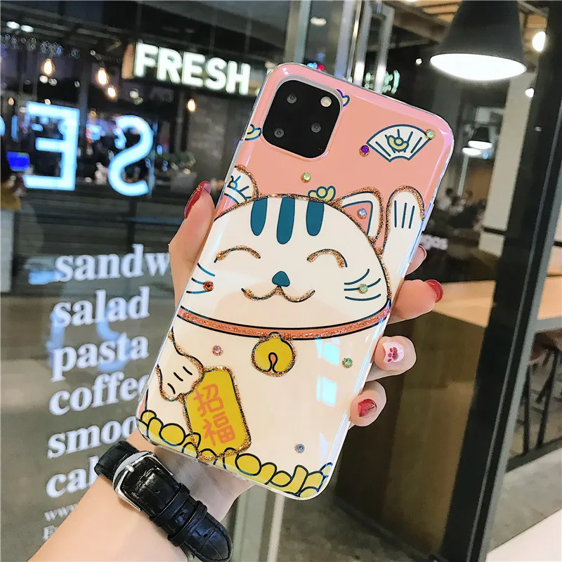 Чехол для iphone 11 pro Max Bling Sailor Moon, для iphone 11 X XR XS Max 6 7 8 plus, мягкий чехол из ТПУ с рисунком Crayon Shin-Chan