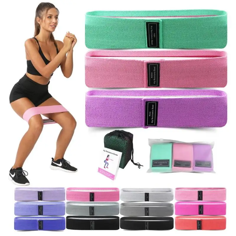 

Resistance Bands Fitness Booty Bands Hip Circle Fabric Fitness Rubber Expander Elastic Band for Home Workout Exercise Equipment
