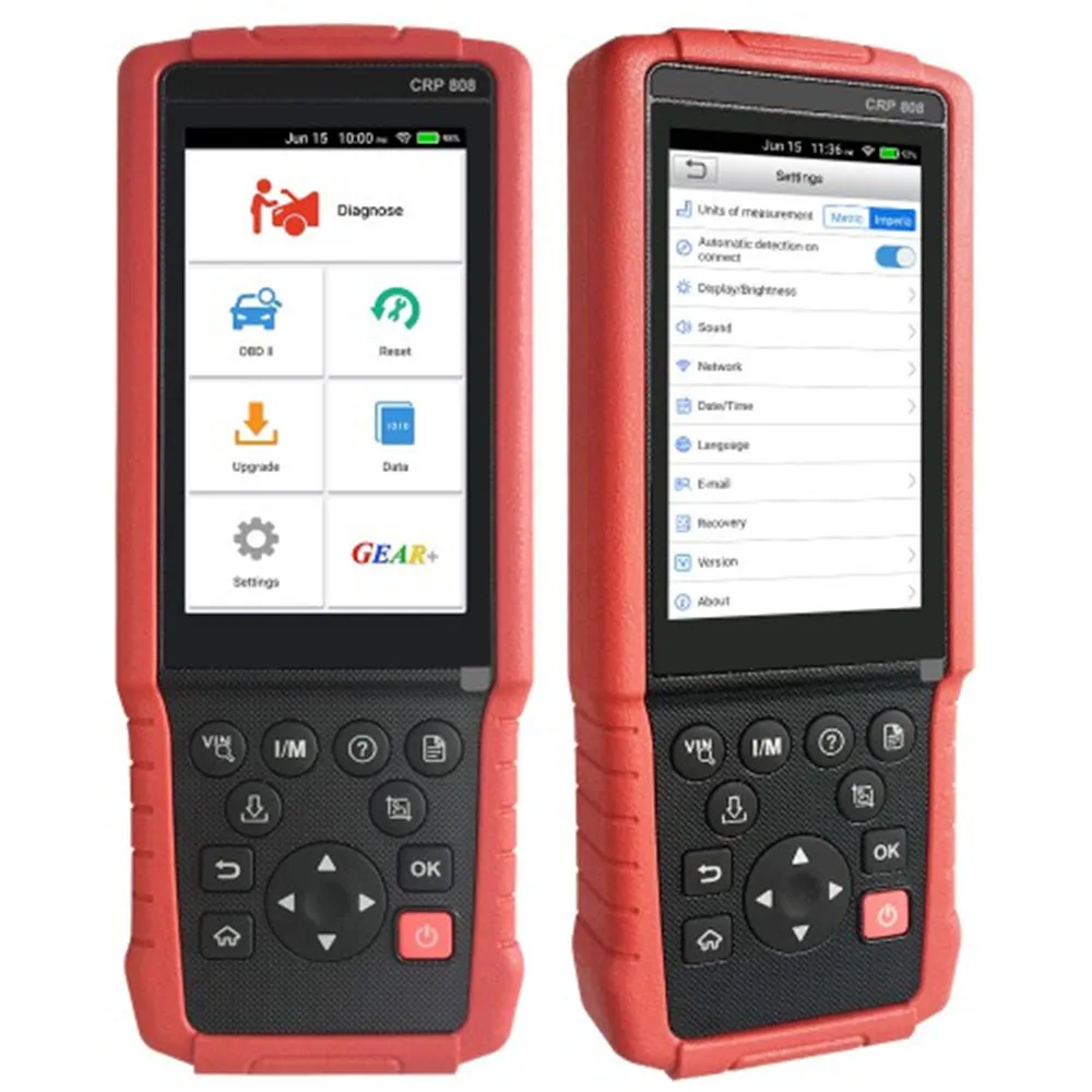 Запуск CRP 808 полная система OBD2 диагностический инструмент для европейских