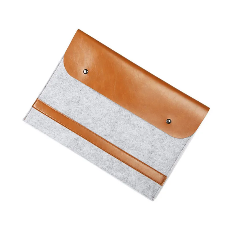 Модный шерстяной фетровый карман для ноутбука сумка чехол для Macbook Air Pro retina 11 12 13 15 Xiaomi Mi чехол для ноутбука 13,3